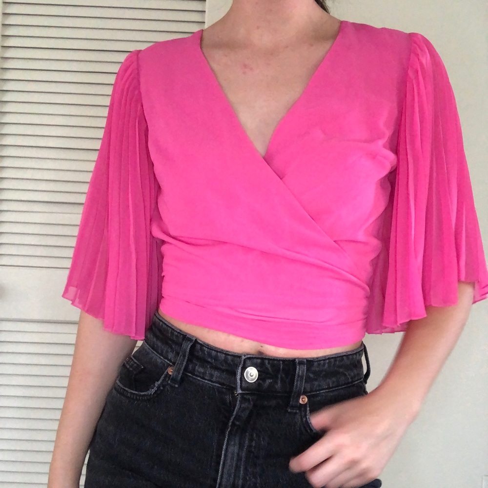 Hot Pink Crop